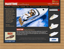 Tablet Screenshot of maritimewoodproducts.com